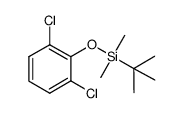 tert-butyl (2,6-dichlorophenoxy)dimethylsilane结构式