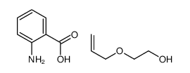 2-aminobenzoic acid,2-prop-2-enoxyethanol结构式