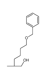 (2S)-2-methyl-6-phenylmethoxyhexan-1-ol结构式