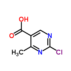 2-氯-4-甲基-5-嘧啶羧酸结构式