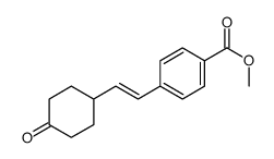 methyl 4-[2-(4-oxocyclohexyl)ethenyl]benzoate结构式