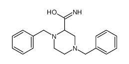 1,4-dibenzylpiperazine-2-carboxamide结构式
