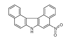 5-nitro-7H-dibenzo[c,g]carbazole结构式