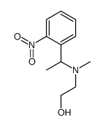 2-[methyl-[1-(2-nitrophenyl)ethyl]amino]ethanol结构式