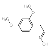 N-[2-(2,4-dimethoxyphenyl)ethylidene]hydroxylamine结构式
