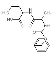 L-Norvaline,N-[N-[(phenylmethoxy)carbonyl]-L-alanyl]- (9CI)结构式
