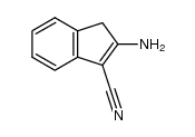 2-amino-1H-indene-1-carbonitrile结构式