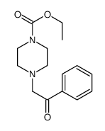 ethyl 4-phenacylpiperazine-1-carboxylate结构式