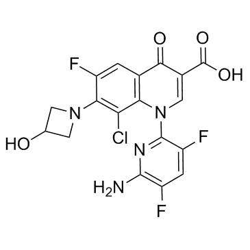 德拉沙星结构式