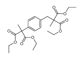 Diethyl 2-[4-(2,2-Dicarboethoxypropyl)phenyl]-2-methyl Malonate结构式