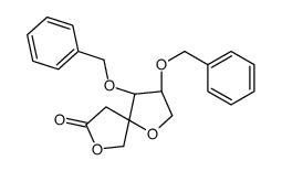 (3R,4S,5R)-3,4-bis(phenylmethoxy)-1,7-dioxaspiro[4.4]nonan-8-one结构式