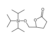 (5S)-5-[tri(propan-2-yl)silyloxymethyl]oxolan-2-one结构式