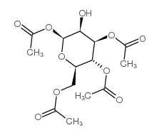 1,3,4,6-四-氧-乙酰-Β-D-吡啶甘露糖结构式