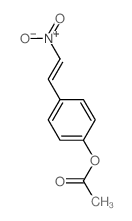 [4-(2-nitroethenyl)phenyl] acetate结构式