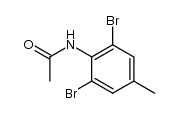 2,6-Dibromo-4-methylacetanilide结构式