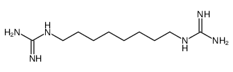 1,1'-(1,8-Octanediyl)bisguanidine结构式