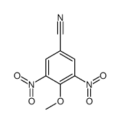 4-methoxy-3,5-dinitrobenzonitrile结构式