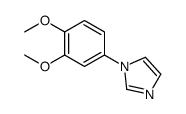 1-(3,4-dimethoxyphenyl)imidazole结构式