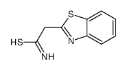 2-Benzothiazoleethanethioamide(9CI)结构式