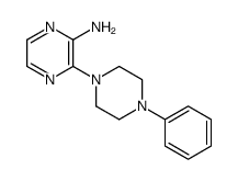 3-(4-phenylpiperazin-1-yl)pyrazin-2-amine结构式