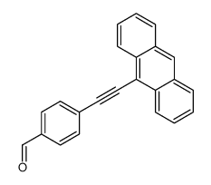 4-(2-anthracen-9-ylethynyl)benzaldehyde结构式