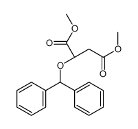 dimethyl (2S)-2-benzhydryloxybutanedioate结构式