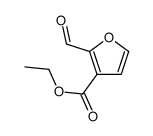 ethyl 2-formylfuran-3-carboxylate结构式