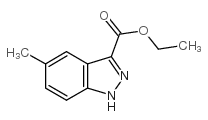 5-甲基-1H-吲唑-3-羧酸乙酯结构式