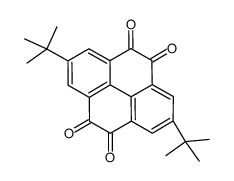 2,7-二-叔丁基芘--4,5,9,10-四酮结构式