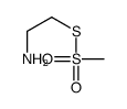 2-methylsulfonylsulfanylethanamine结构式