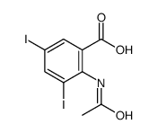 2-Acetylamino-3,5-diiodobenzoic acid结构式