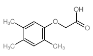 2-(2,4,5-trimethylphenoxy)acetic acid结构式