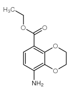 8-氨基-2,3-二氢-苯并[1,4]二噁英-5-羧酸乙基酯结构式