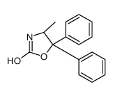 (4S)-甲基-5,5-二苯基-2-噁唑酮结构式