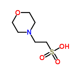 2-(N-吗啉)乙烷磺酸结构式
