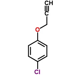 1-Chloro-4-(2-propyn-1-yloxy)benzene结构式
