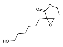 ethyl (2R)-2-(6-hydroxyhexyl)oxirane-2-carboxylate结构式