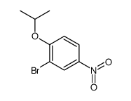 2-溴-1-异丙氧基-4-硝基苯结构式