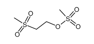 methanesulfonic acid 2-(methylsulfonyl)ethyl ester结构式