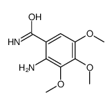 2-amino-3,4,5-trimethoxybenzamide结构式