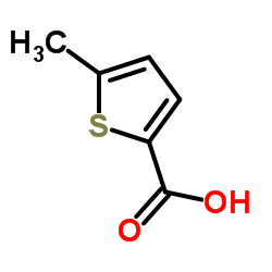 5-甲基-2-噻吩甲酸结构式