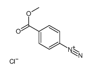 4-methoxycarbonylbenzenediazonium,chloride结构式