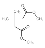 dimethyl 3,3-dimethylpentanedioate结构式