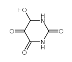 2,4,5(3H)-Pyrimidinetrione, dihydro-6-hydroxy- (9CI)结构式