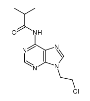 9-(2-chloroethyl)-6-isobutyrylaminopurine结构式