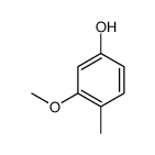 3-甲氧基-4-甲基苯酚结构式