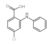 4-氯-2-苯基氨基苯甲酸结构式