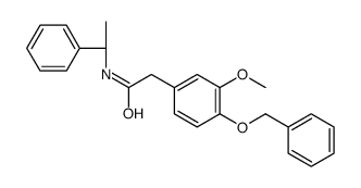 (S)-4-苄氧基-3-甲氧基-N-(1-苯基乙基)苯乙酰胺结构式