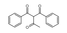 2-acetyl-1,3-diphenyl-1,3-propanedione结构式