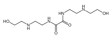 N,N'-bis[2-(2-hydroxyethylamino)ethyl]oxamide结构式